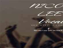 Tablet Screenshot of nicolelee.com